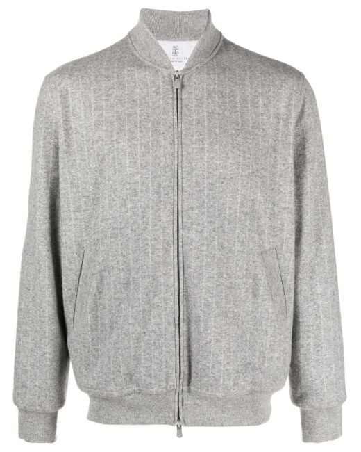 メンズ Brunello Cucinelli カシミアブレンド カーディガン Gray