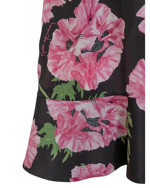 Stella McCartney Purple Printed Mini Dress