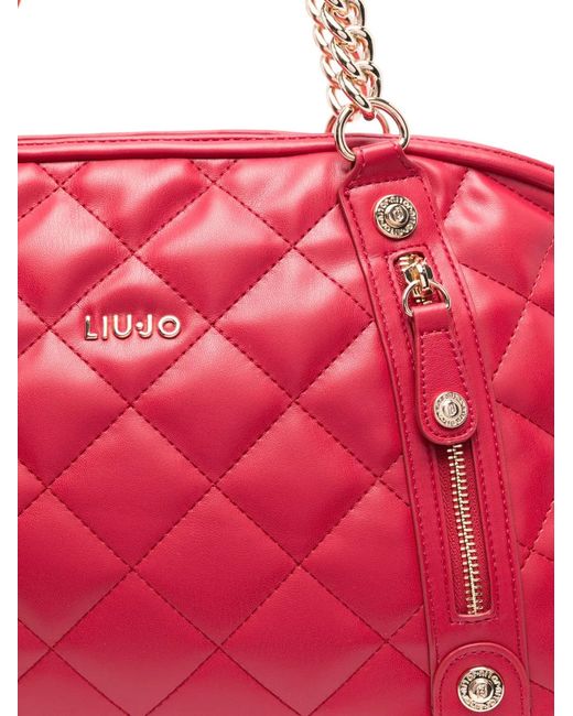 Liu Jo Red Quilted Cherry Bag