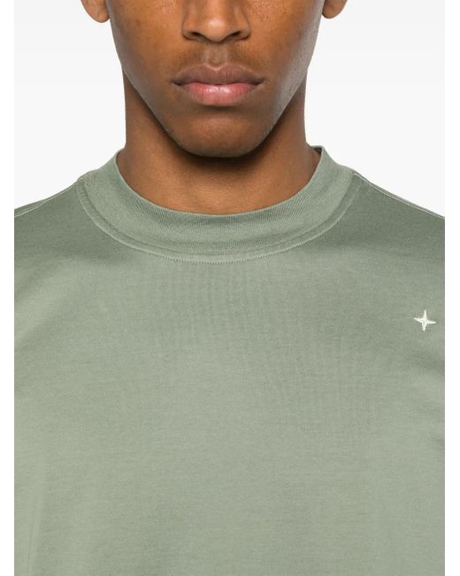 メンズ Stone Island コットン Tシャツ Green