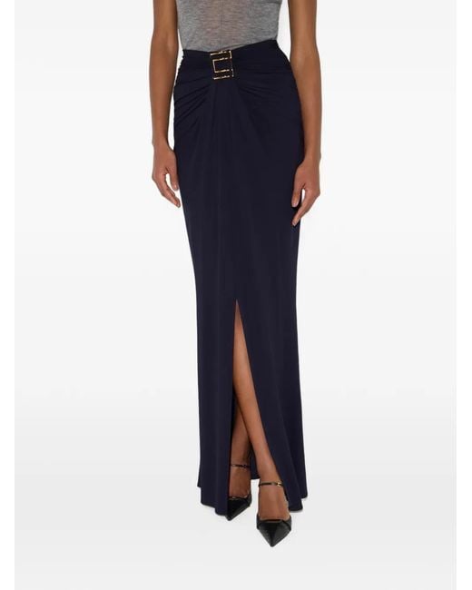 Elisabetta Franchi Blue Skirt