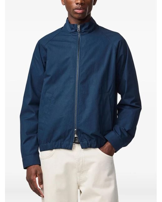 NN07 Blue Dave Zip-Front Jacket for men