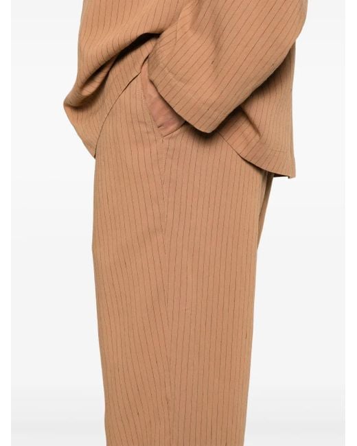 Nanushka Natural Einar Trousers for men