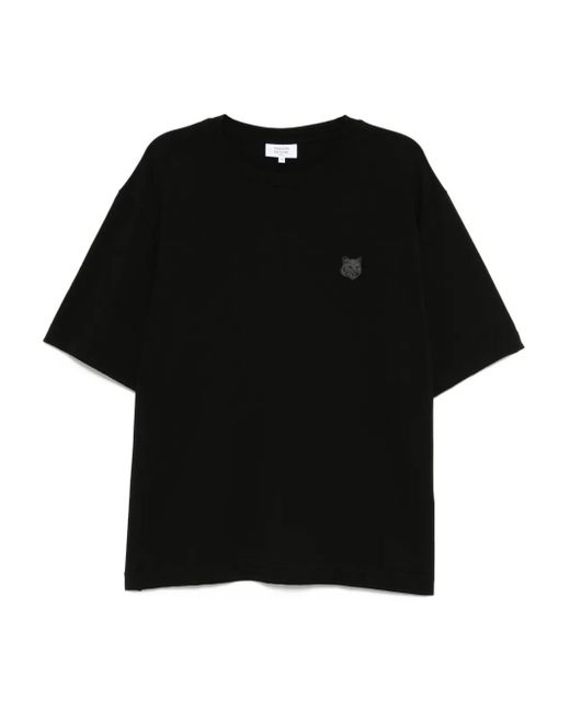 Maison Kitsuné Black Fox Head Oversize Tee Shirt for men