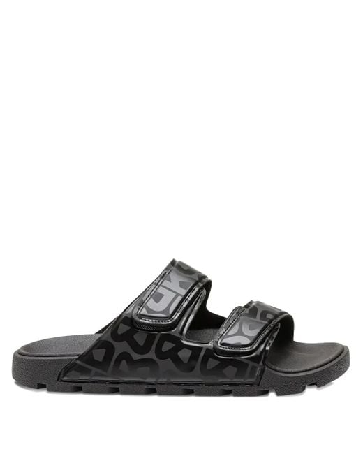 Bogner Black Biarritz L 2 Logo Sandals