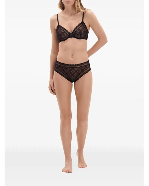 Eres Gray Enchanteur Lace-Trim Bra