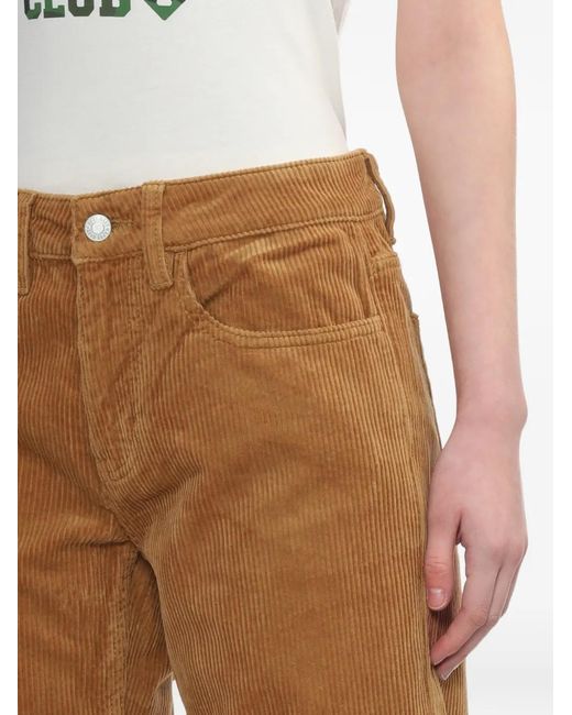 A Bathing Ape Brown Corduroy Straight Trousers