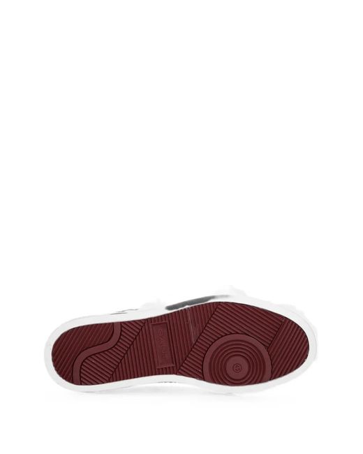 Gant Black Logo-Print Leather Sneakers for men