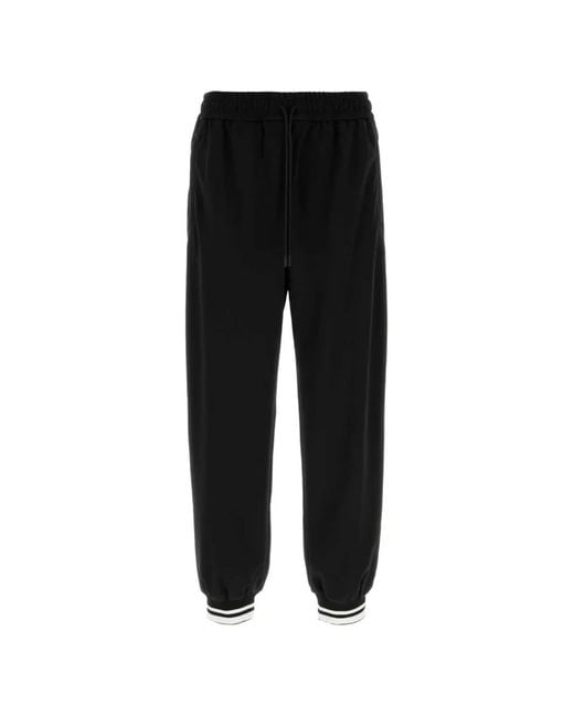 Gucci Black Drawstring Track Pants for men