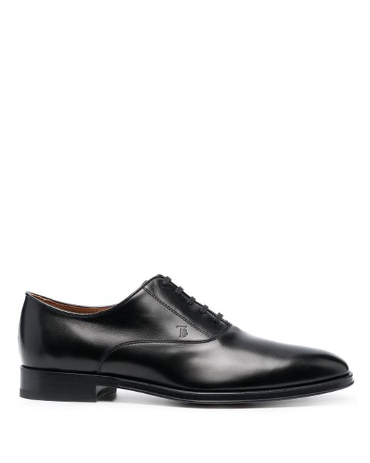 Francesina leather oxford shoes Tod's de hombre de color Black