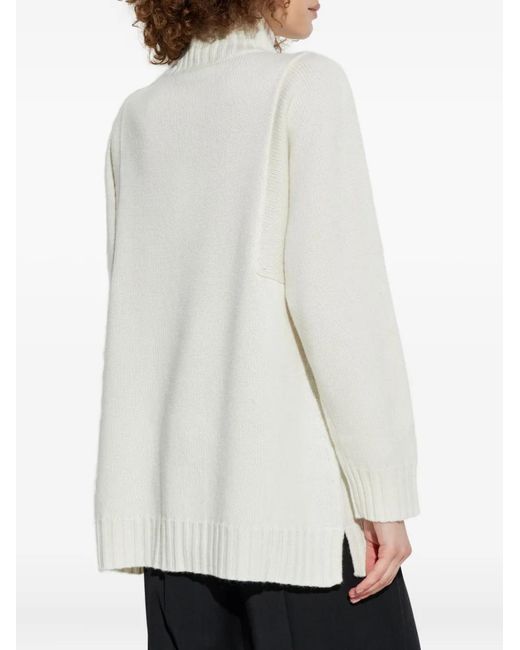 Max Mara White Essiger Pullover