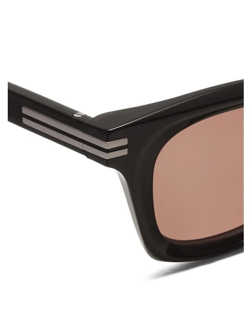 Zegna Brown Rectangle-Frame Sunglasses for men