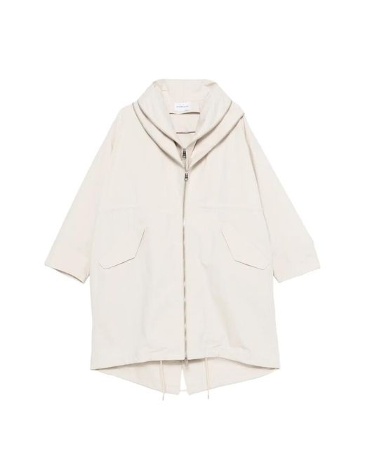 Abrigo Con Cremallera Y Capucha Givenchy de color White