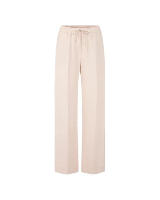 Marc Cain White Drawstring Track Pants