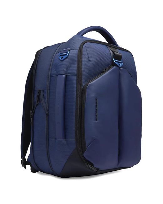 Piquadro Blue Laptop Travel Backpack