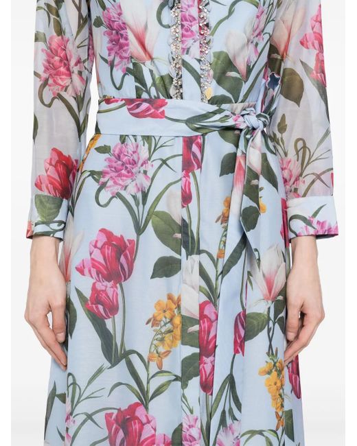 Sachin & Babi White Addison Gown