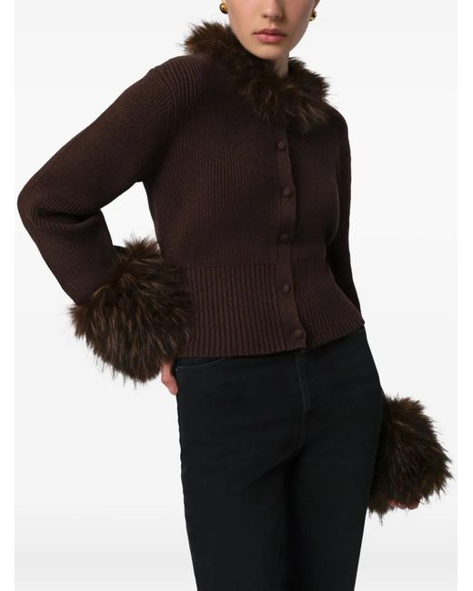 Apparis Brown Rosa Cardigan