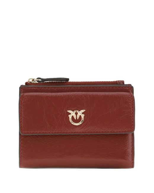 Pinko Red Compact Small Wallet