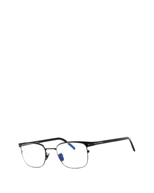 Tom Ford White Rectangle-Frame Glasses for men