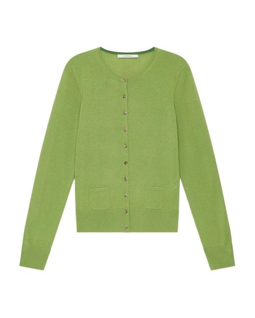 Maliparmi Button-Down Vest in het Green