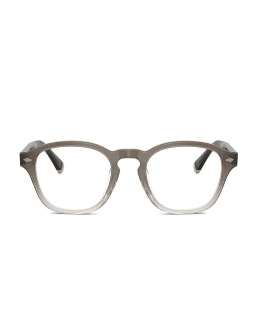 Brunello Cucinelli Brown Round-Frames Glasses for men
