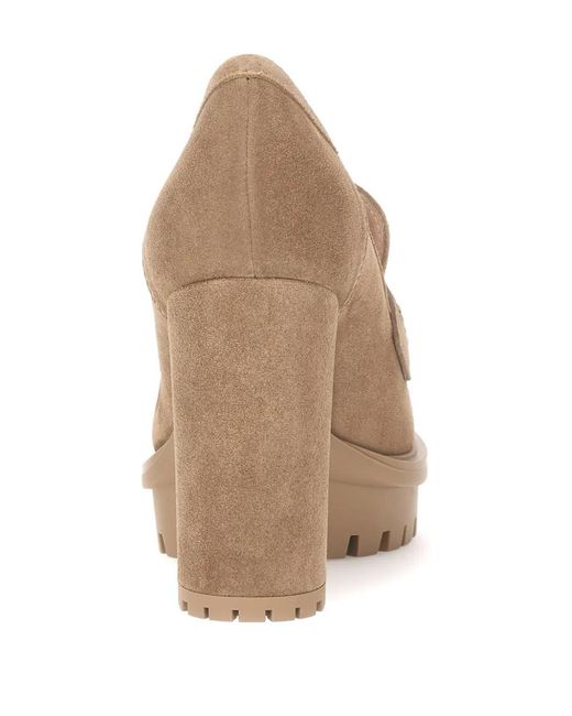 Gianvito Rossi Brown Barry Platform Pumps