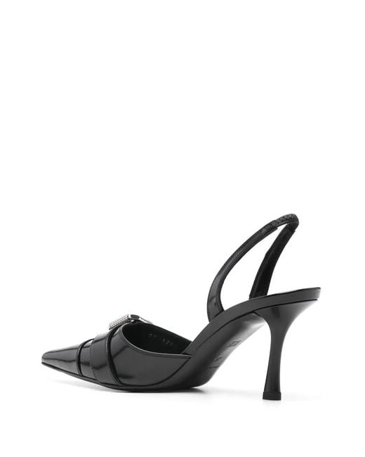 Givenchy Black Voyou Leather Pumps