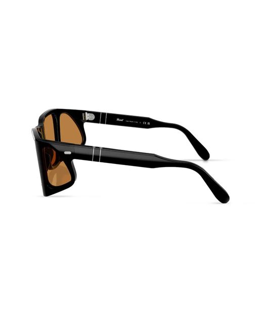 Persol Brown Geometric-Frame Sunglasses for men