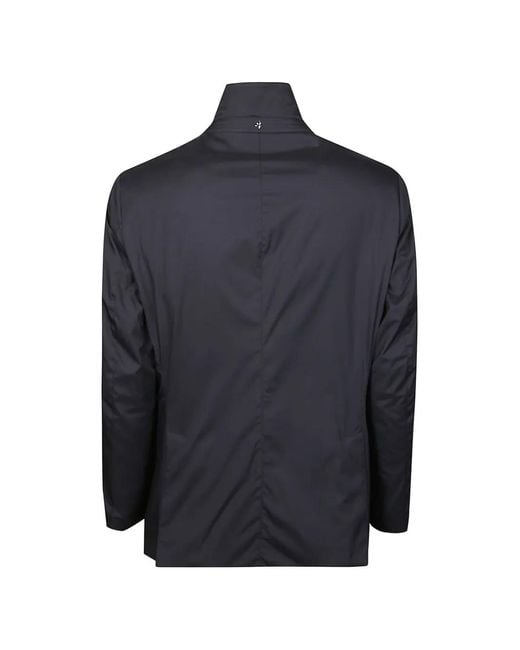 Montecore Blue Button Shirt Jacket for men