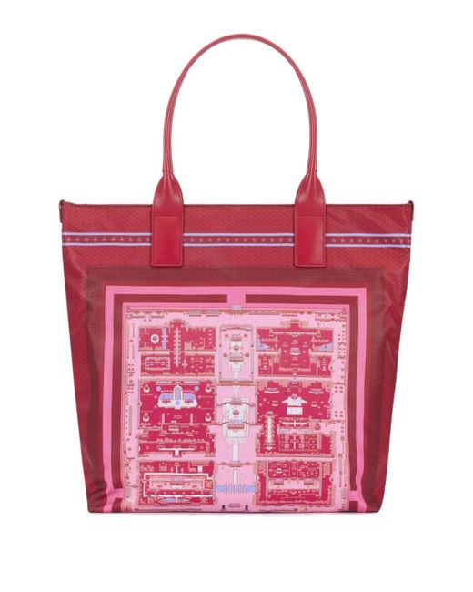 Shanghai Tang Pink Double Happiness Tote Bag