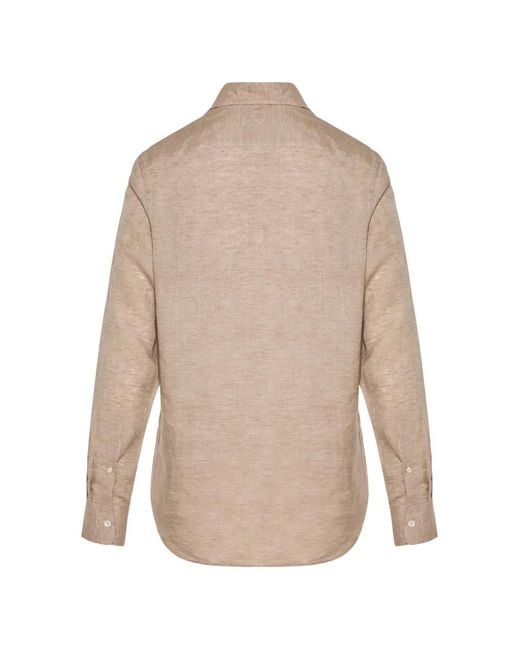 Canali Natural Buttoned Shirt for men