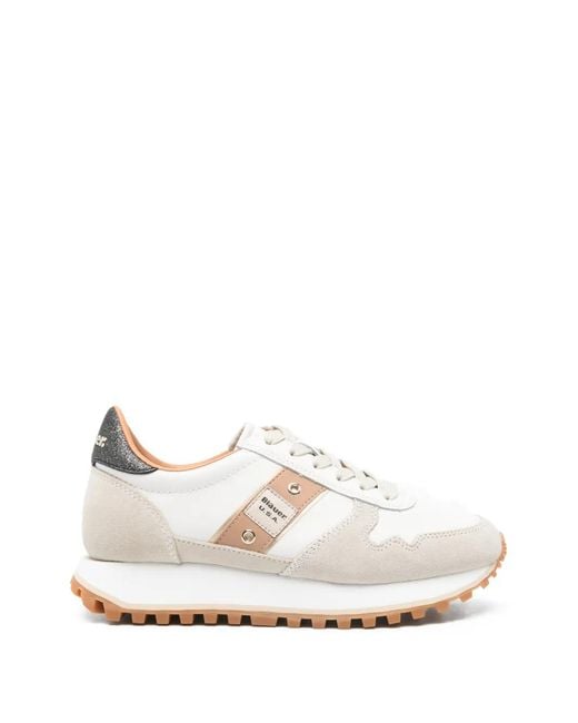 Blauer White Millen Sneakers