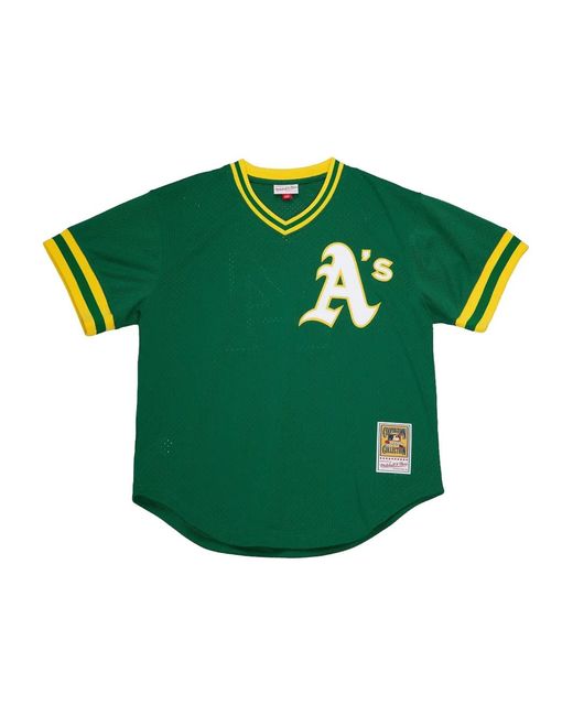 Mitchell & Ness Mlb Athletics 1987 Reggie Jackson T-Shirt in het Green voor heren
