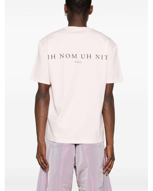 Ih Nom Uh Nit White Future Mask-print Cotton T-shirt for men