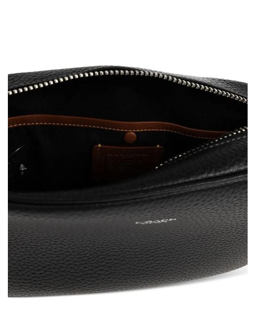 COACH Black Radio Shoulder Bag for men