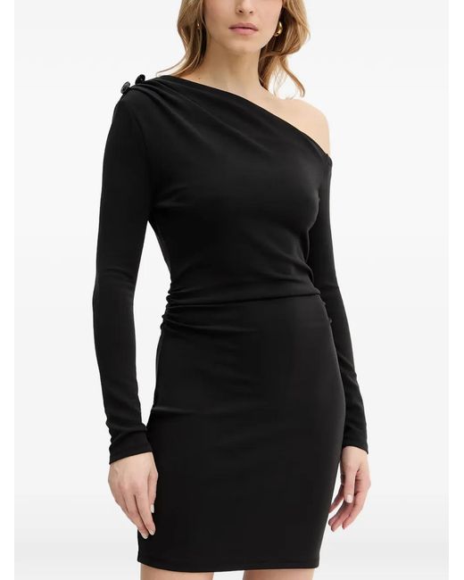 Guess Black One-Shoulder Mini Dress