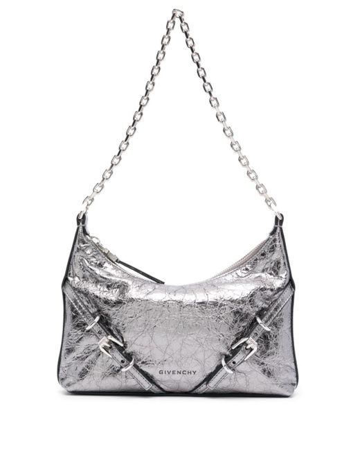 Givenchy Gray Voyou Party Metallic Bag