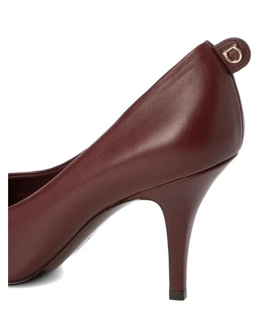 Ferragamo Brown Judy Pumps