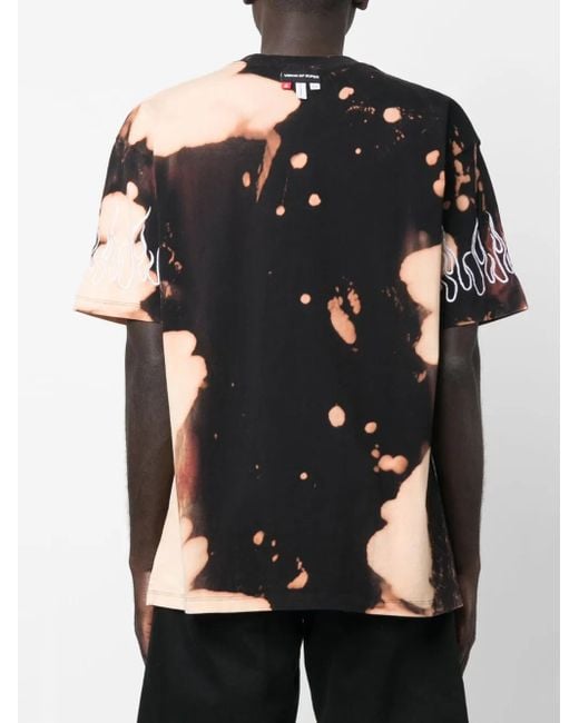 Vision Of Super Black Tie-Dye Cotton T-Shirt for men
