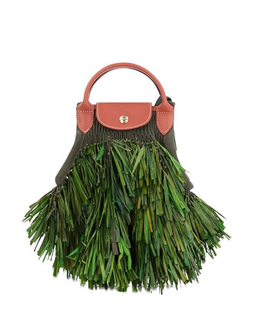 Longchamp Le Pliage Filet L Tote Bag Green