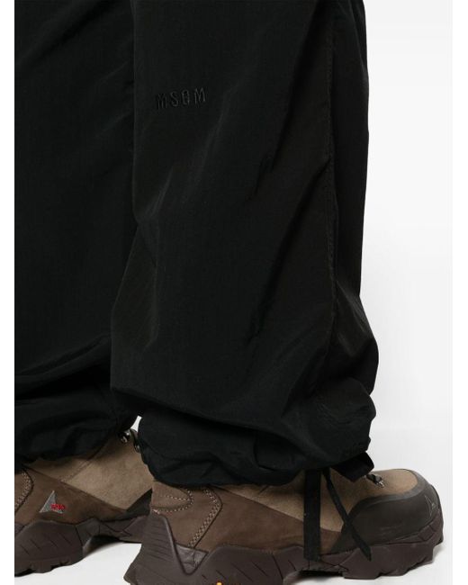 Pantalon à coupe droite MSGM pour homme en coloris Black