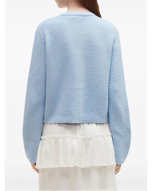 B+ AB Blue Patch Pocket Cardigan