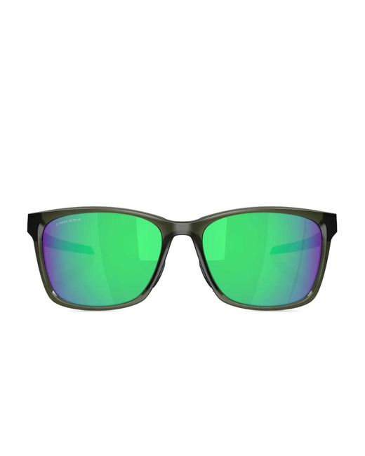 Oakley Green Square-Frame Sunglasses