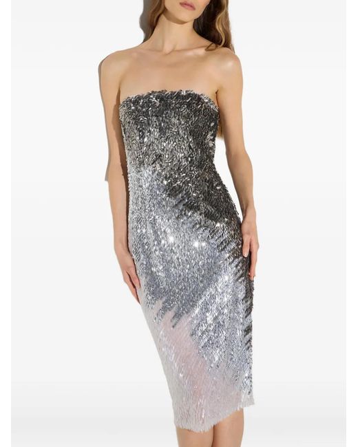 Elisabetta Franchi Gray Dress