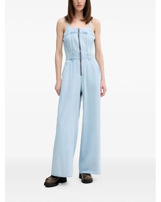 Levi's Blue Bustier Jumpsuit