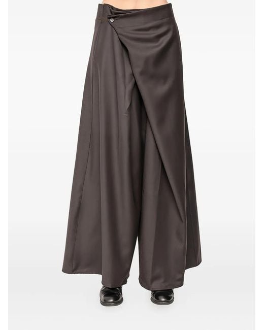 Andrea Ya'aqov Gray Pleated Trousers