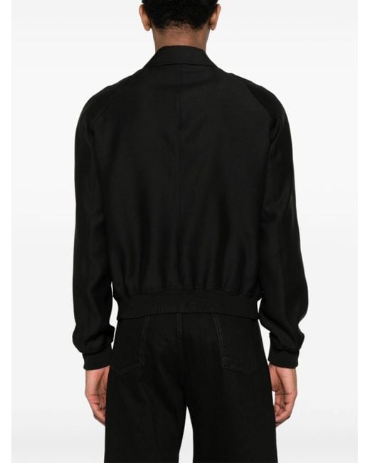 Tom Ford Hemdjacke mit Reißverschluss in Black für Herren