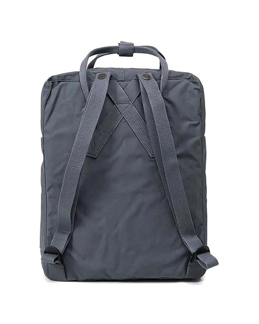 Fjallraven Blue Kånken Logo-Patch Backpack
