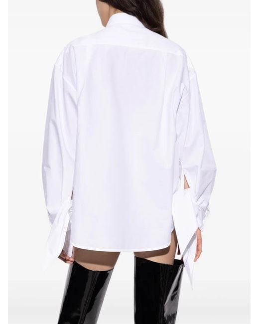 Balenciaga White Poplin Shirt