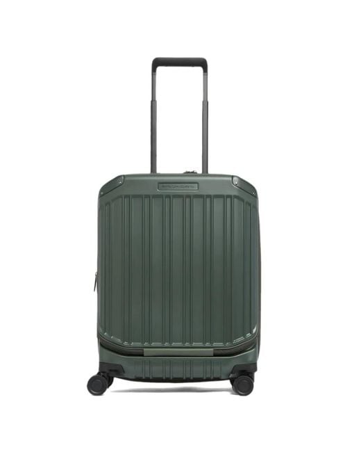 Piquadro Green Dual-Opening Cabin Luggage